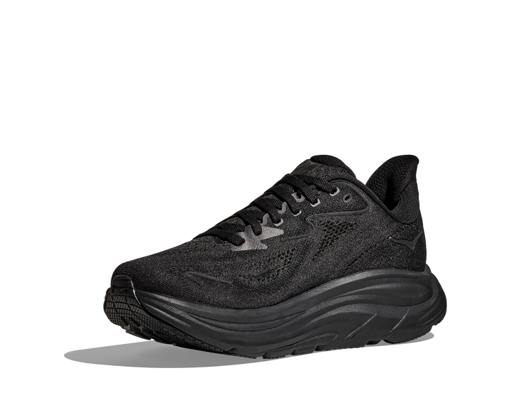 Hoka Womens Clifton 10 - Black/Black - Neutral - SS25