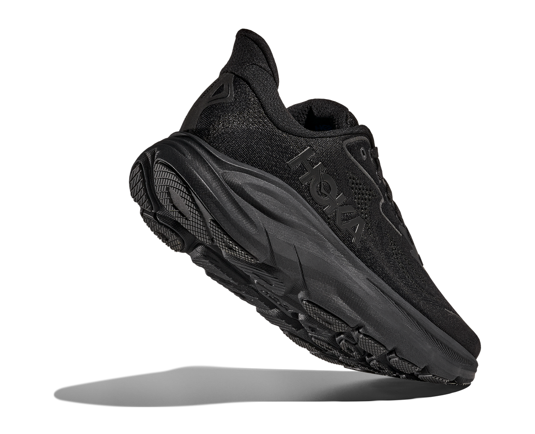 Hoka Womens Clifton 10 - Black/Black - Neutral - SS25