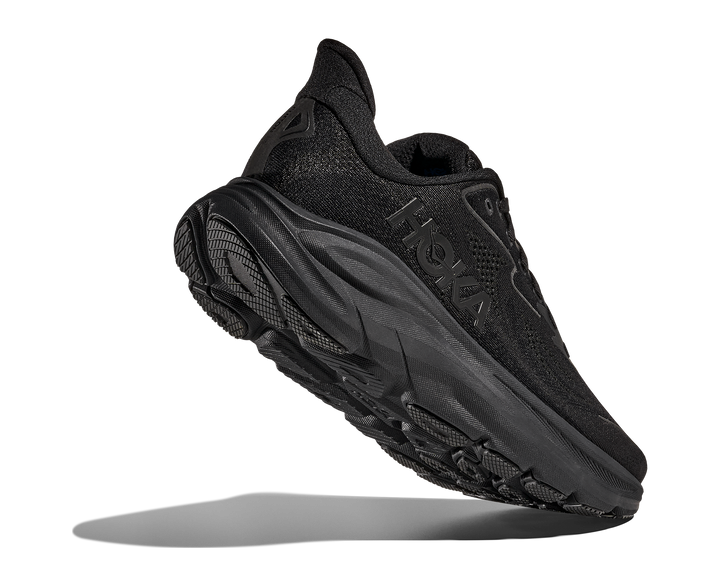 Hoka Womens Clifton 10 - Black/Black - Neutral - SS25