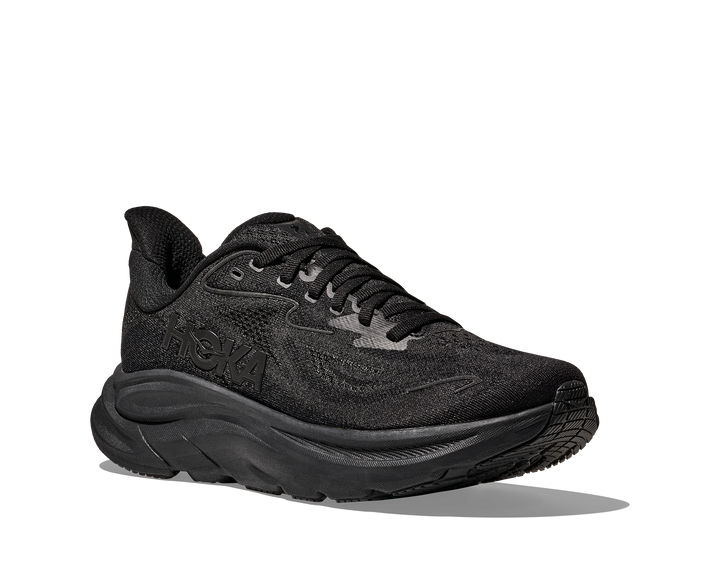Hoka Womens Clifton 10 - Black/Black - Neutral - SS25