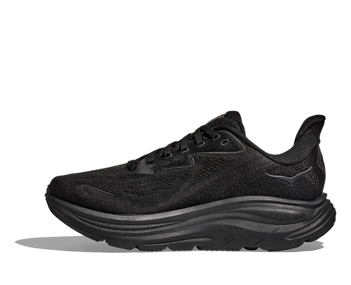 Hoka Womens Clifton 10 - Black/Black - Neutral - SS25