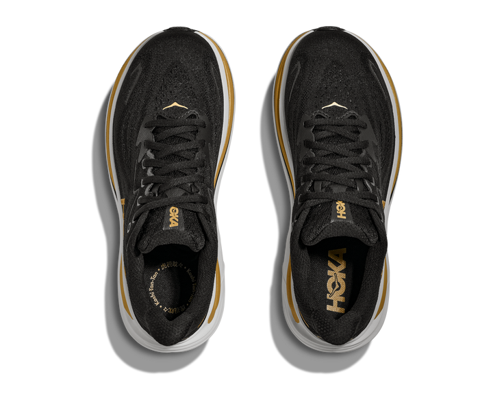 Hoka Womens Clifton 10 - Koshi Tan-Tan Black/Gold - Neutral - SS26