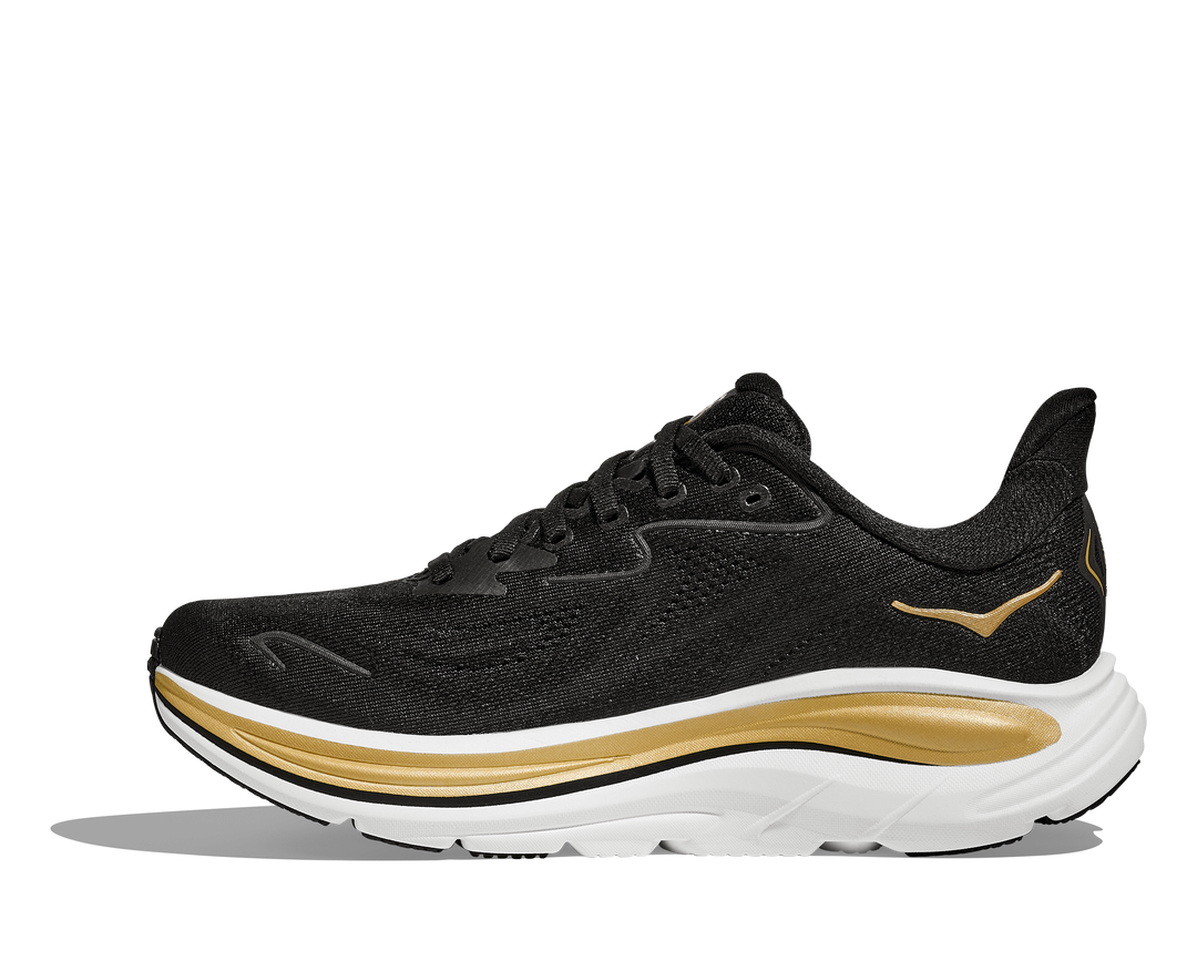 Hoka Womens Clifton 10 - Koshi Tan-Tan Black/Gold - Neutral - SS26