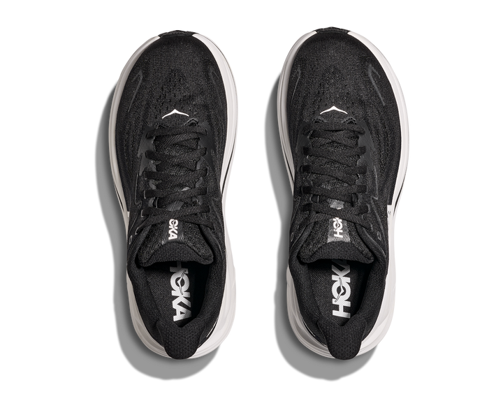 Hoka Womens Clifton 10 - Black/White - Neutral - SS25