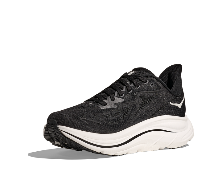 Hoka Womens Clifton 10 - Black/White - Neutral - SS25