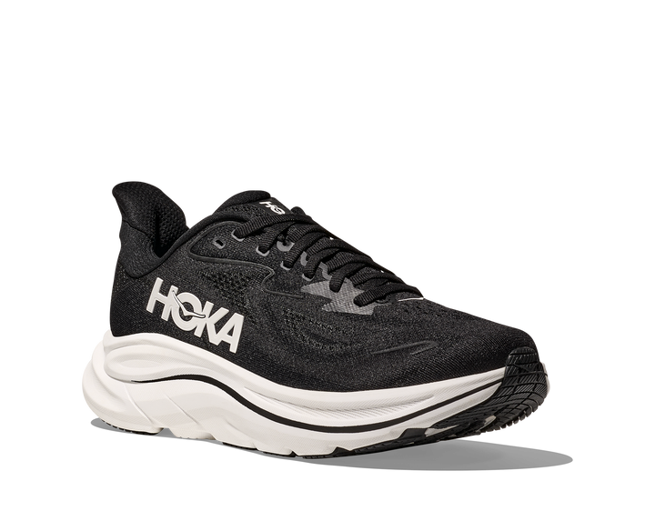Hoka Womens Clifton 10 - Black/White - Neutral - SS25