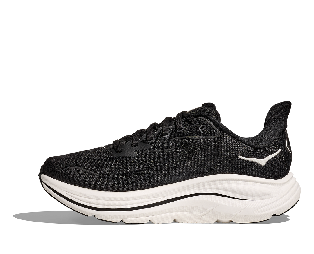 Hoka Womens Clifton 10 - Black/White - Neutral - SS25