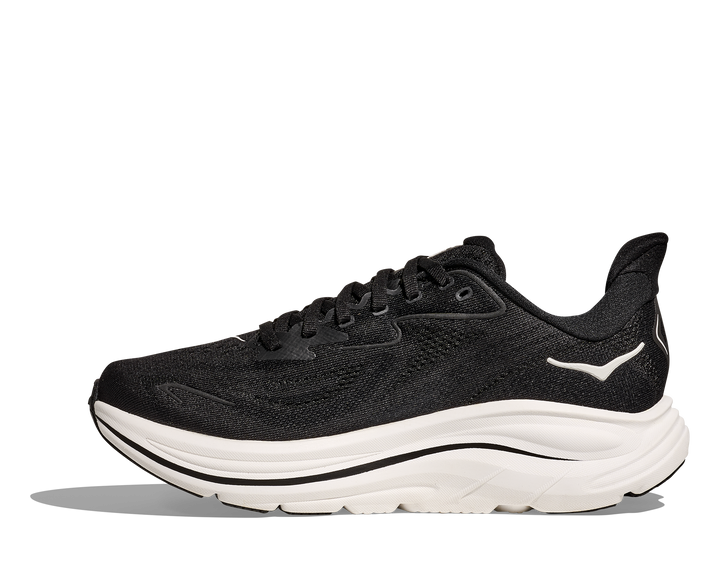 Hoka Womens Clifton 10 - Black/White - Neutral - SS25