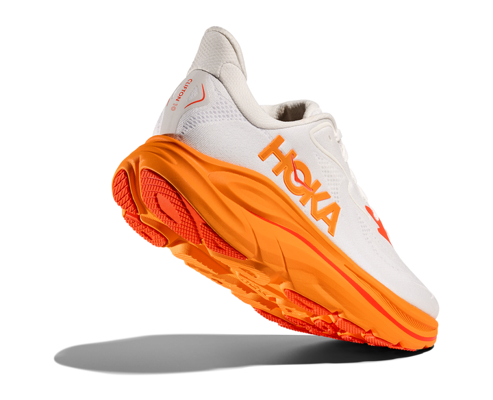 Hoka Womens Clifton 10 - Frost/Orange Zest - Neutral - SS25