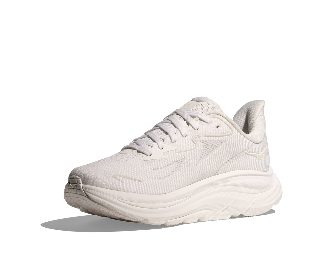 Hoka Womens Clifton 10 - White/White - Neutral - SS25