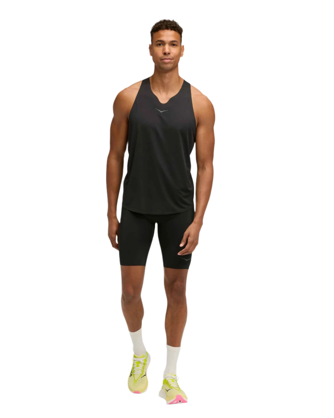 Hoka Mens Race Day Singlet - Black