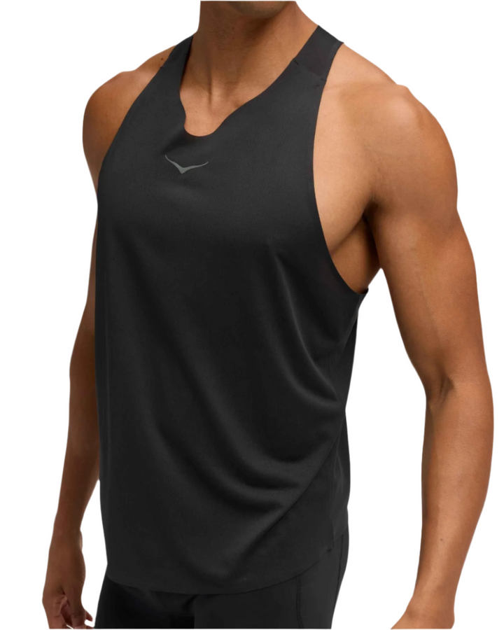 Hoka Mens Race Day Singlet - Black