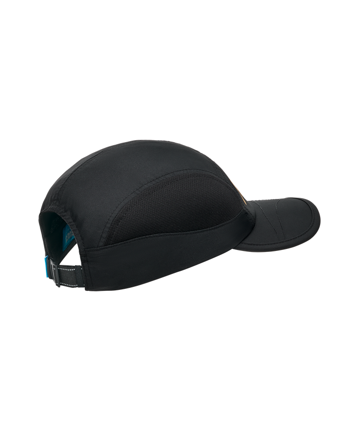 Hoka Unisex Run Hat - Koshi Tan-Tan Black/Gold