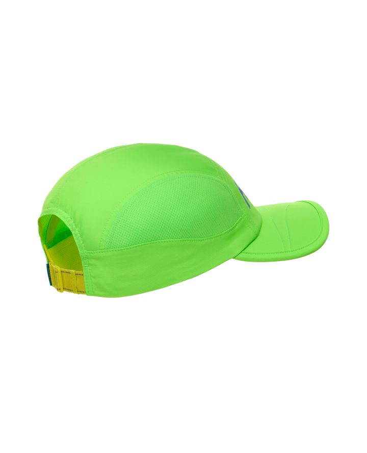 Chapeau de course unisexe Hoka - Vert fluo
