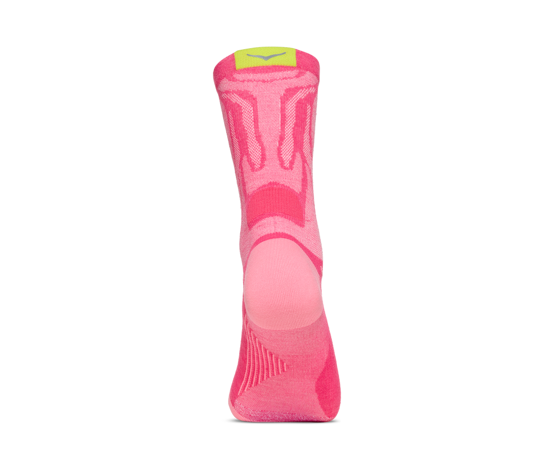 Hoka Unisex Clifton Crew Run Sock - Electric Rose