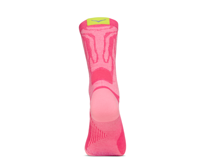 Hoka Unisex Clifton Crew Run Sock - Electric Rose