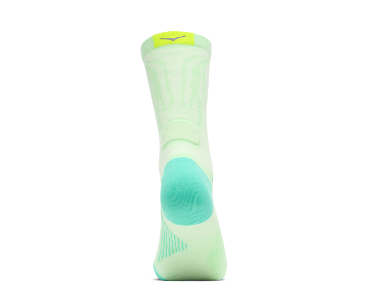 Hoka Unisex Clifton Crew Run Sock - Mint Fluorite