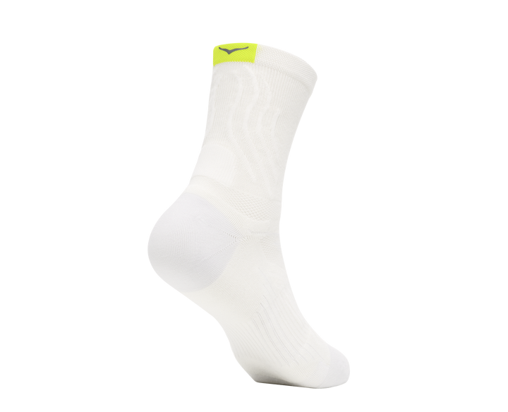 Hoka Unisex Bondi Quarter Run Sock - White