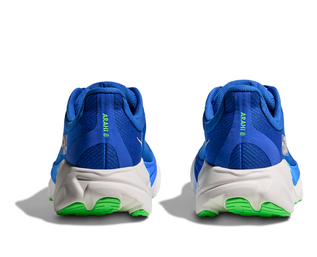 Hoka Mens Arahi 8 - Cobalt Blue/Neon Green - Stability - SS26