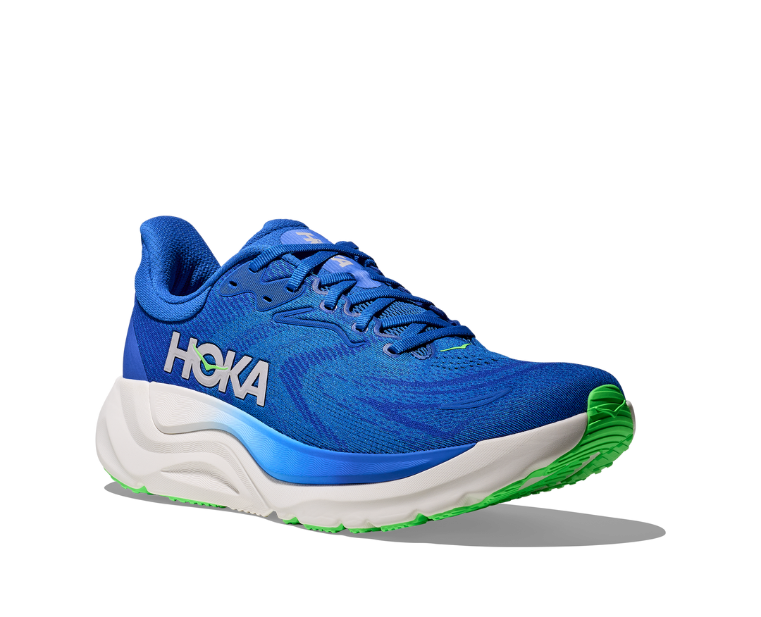 Hoka Mens Arahi 8 - Cobalt Blue/Neon Green - Stability - SS26