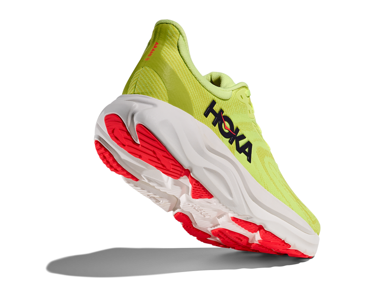 Hoka Mens Arahi 8 - Neon Yuzu/Neon Flame - Stabilité - SS26