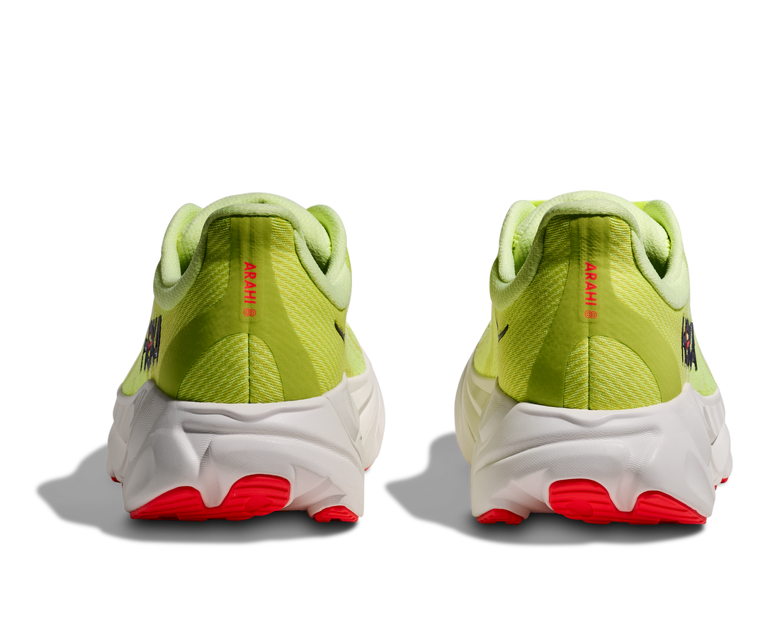 Hoka Mens Arahi 8 - Neon Yuzu/Neon Flame - Stabilité - SS26