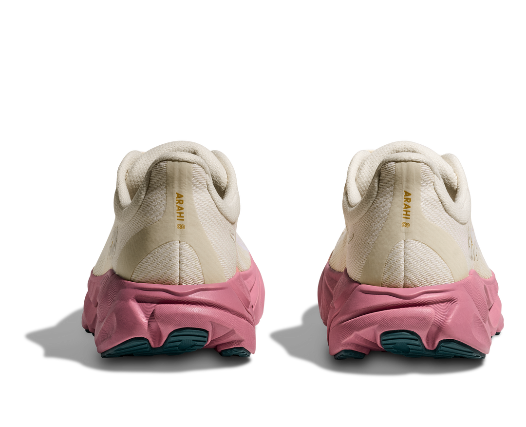 Hoka Womens Arahi 8 - Alabaster/Lingonberry - Stability - SS26