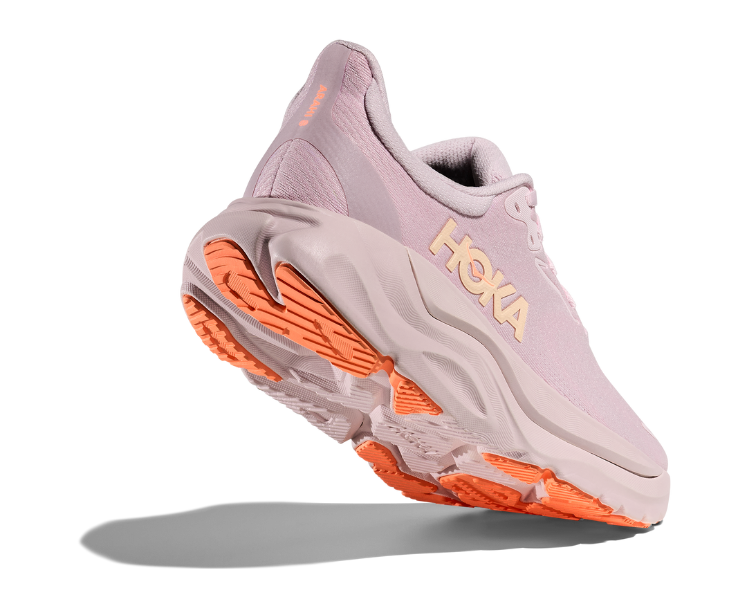 Hoka Damen Arahi 8 – Lilac Cream/Neon Cantaloupe – Stabilität – SS26