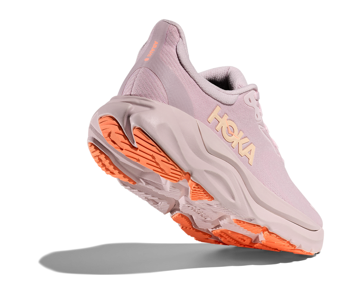 Hoka Damen Arahi 8 – Lilac Cream/Neon Cantaloupe – Stabilität – SS26