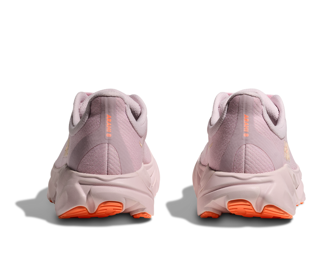 Hoka Damen Arahi 8 – Lilac Cream/Neon Cantaloupe – Stabilität – SS26