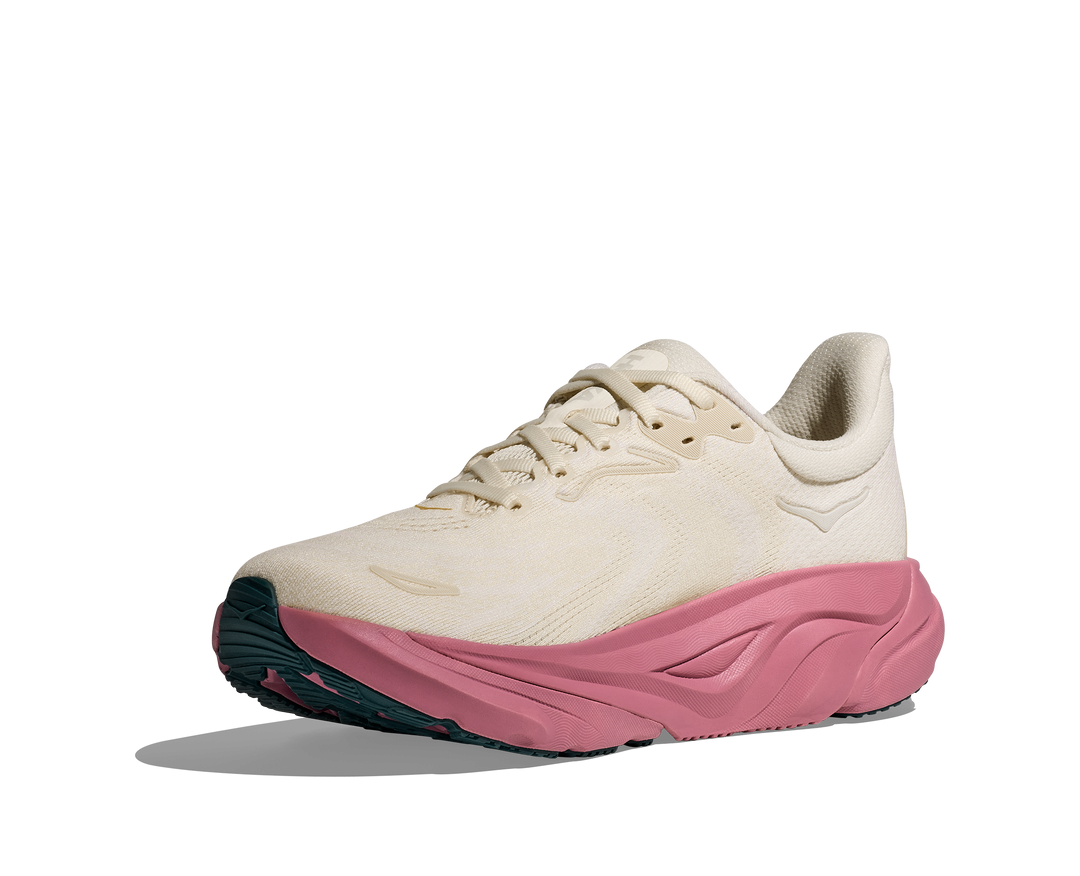 Hoka Womens Arahi 8 Wide - D Width - Alabaster/Lingonberry - Stability - SS26