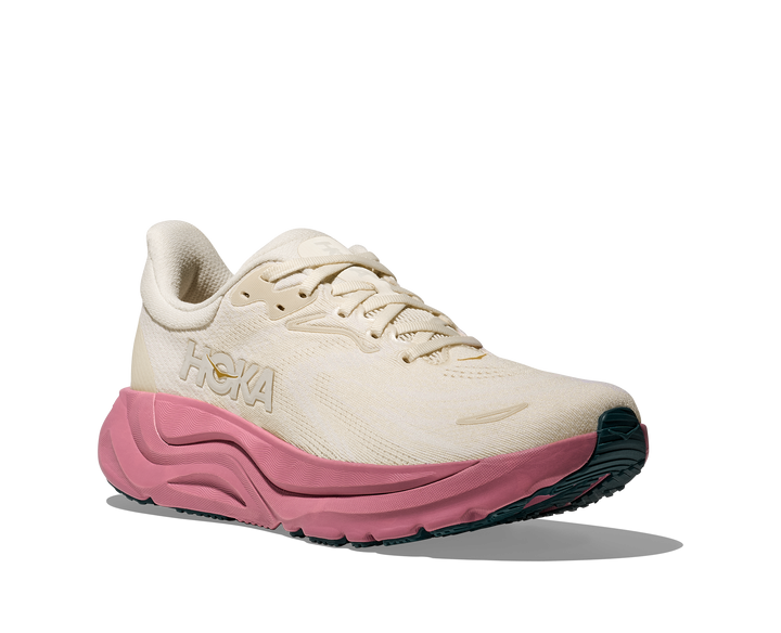 Hoka Womens Arahi 8 Wide - D Width - Alabaster/Lingonberry - Stability - SS26