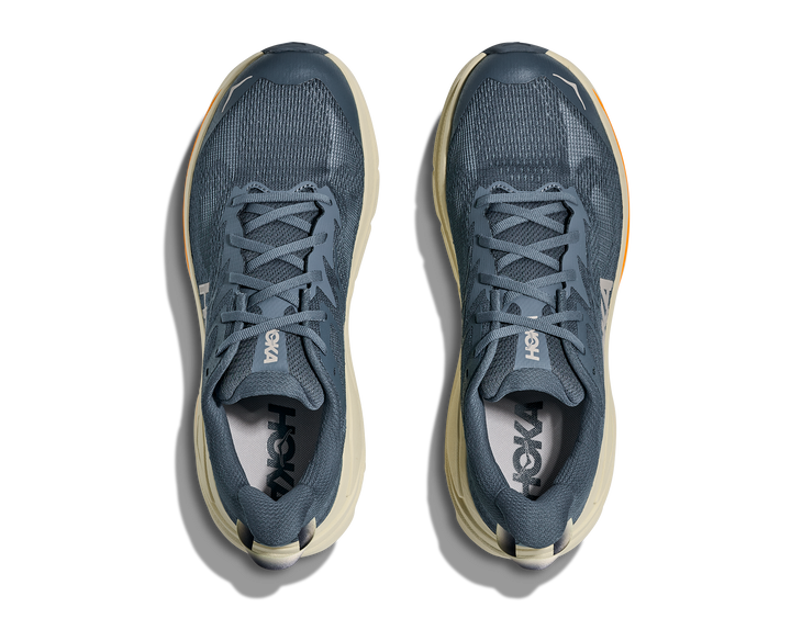 Hoka Mens Challenger 8 Wide - 2E Width - Faded Navy/Pampass Grass - Trail - SS26