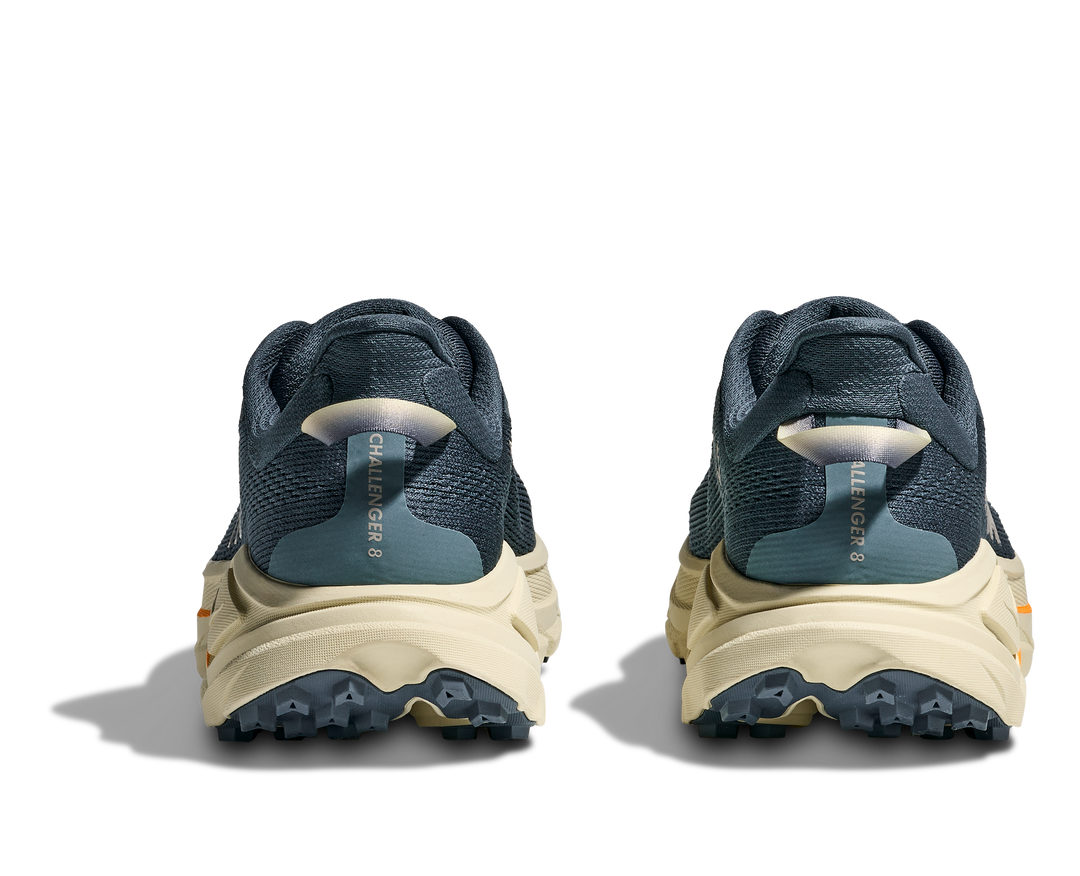Hoka Mens Challenger 8 Wide - 2E Width - Faded Navy/Pampass Grass - Trail - SS26