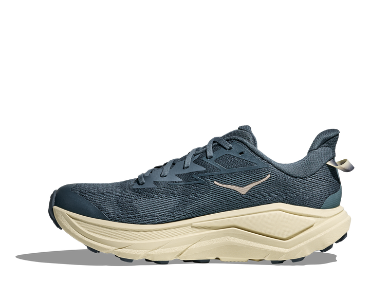 Hoka Mens Challenger 8 Wide - 2E Width - Faded Navy/Pampass Grass - Trail - SS26