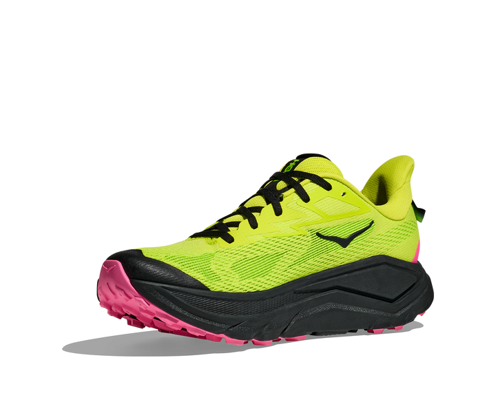 Hoka Mens Challenger 8 - Neon Hoka Citrus/Black - Trail - AW25