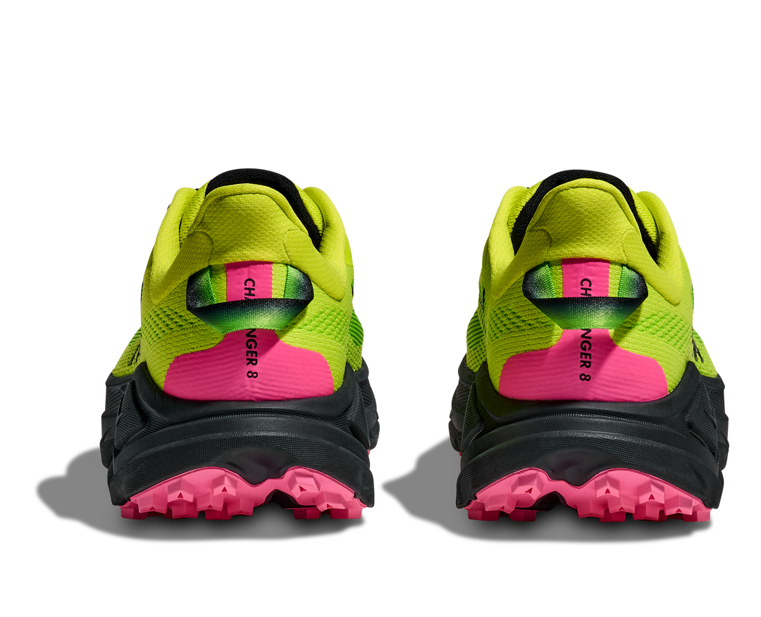 Hoka Mens Challenger 8 - Neon Hoka Citrus/Black - Trail - AW25