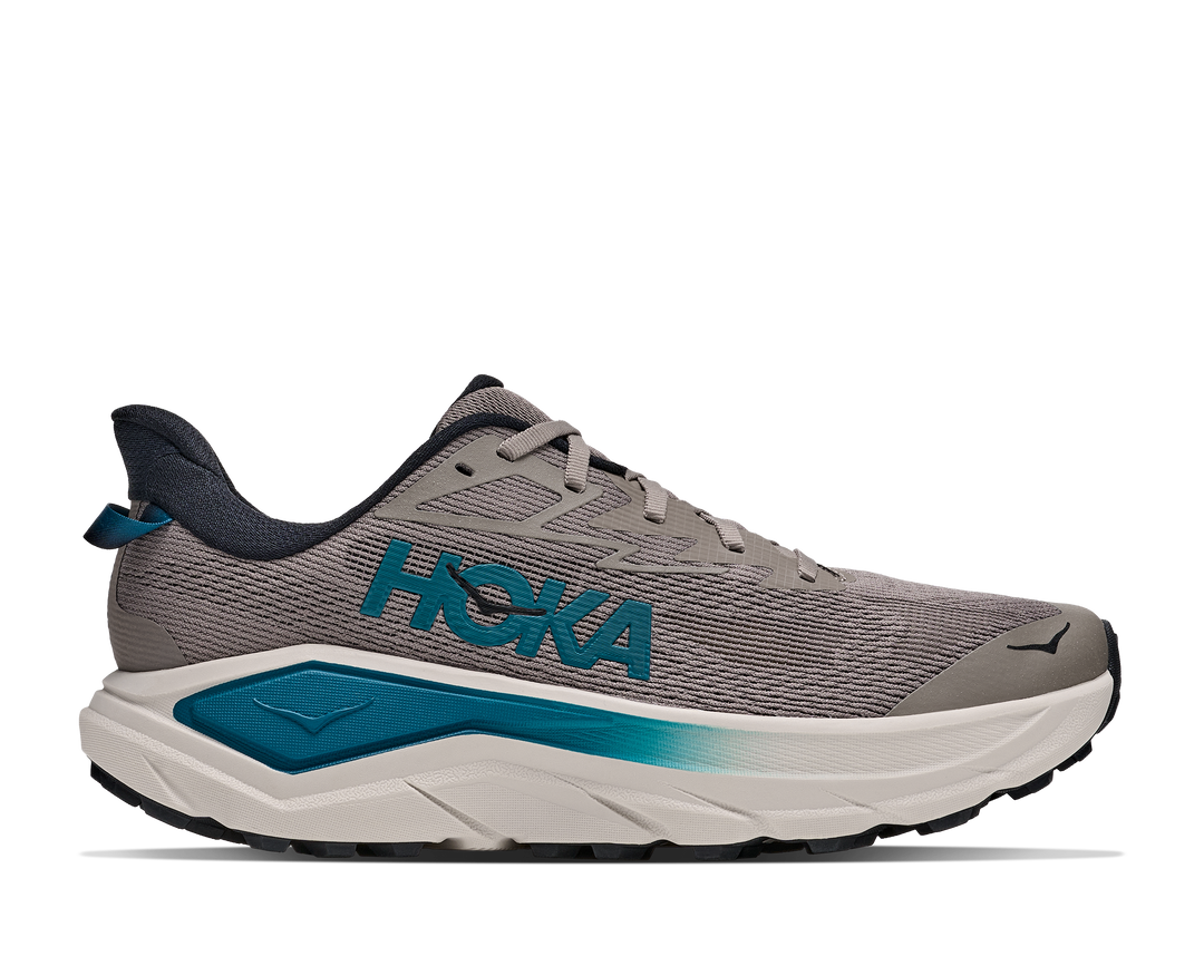 Hoka Mens Challenger 8 - Pebble Grey/River Rock Grey - Trail - AW26