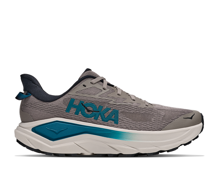 Hoka Mens Challenger 8 - Pebble Grey/River Rock Grey - Trail - AW26