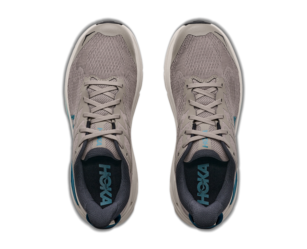 Hoka Mens Challenger 8 - Pebble Grey/River Rock Grey - Trail - AW26