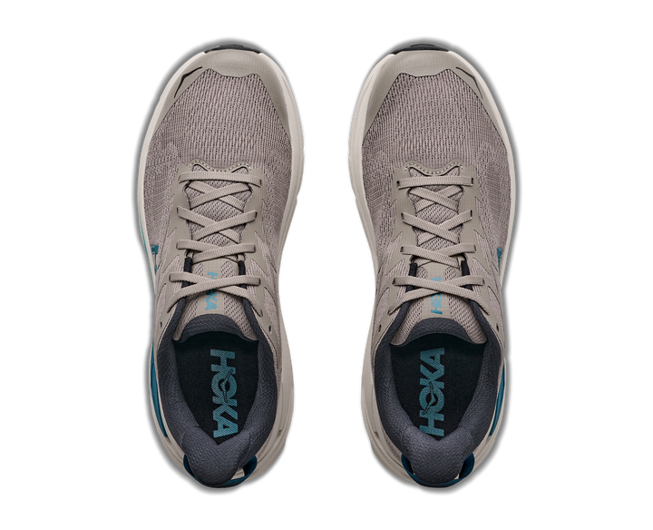 Hoka Mens Challenger 8 - Pebble Grey/River Rock Grey - Trail - AW26