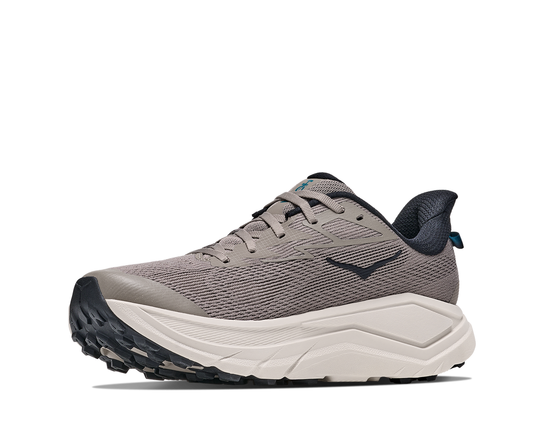 Hoka Mens Challenger 8 - Pebble Grey/River Rock Grey - Trail - AW26