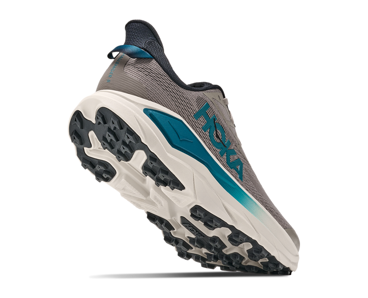 Hoka Mens Challenger 8 - Pebble Grey/River Rock Grey - Trail - AW26