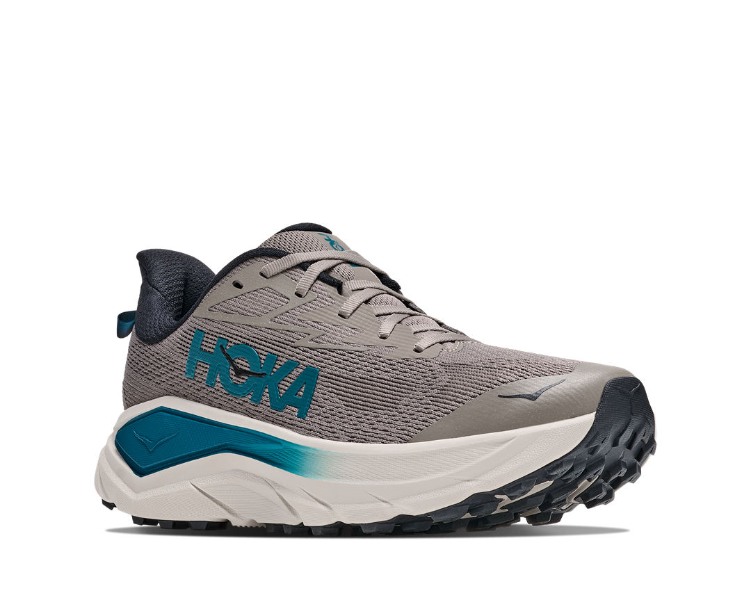 Hoka Mens Challenger 8 - Pebble Grey/River Rock Grey - Trail - AW26