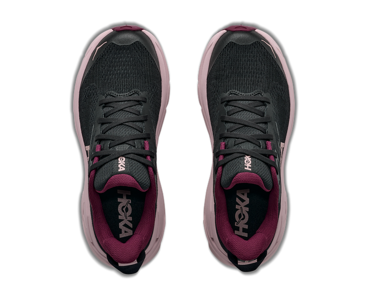 Hoka Womens Challenger 8 - Black/Pink Opal - Trail - AW26