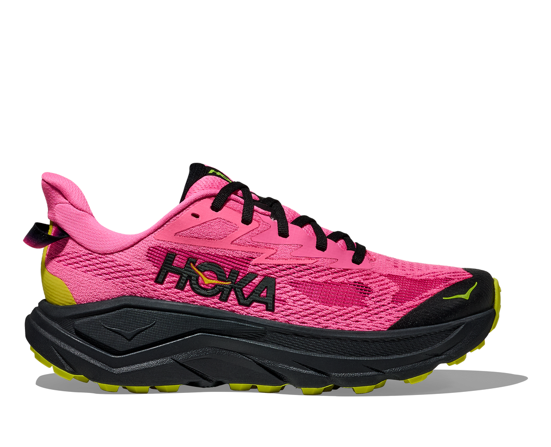 Hoka Womens Challenger 8 - Neon Rose/Black - Trail - AW25