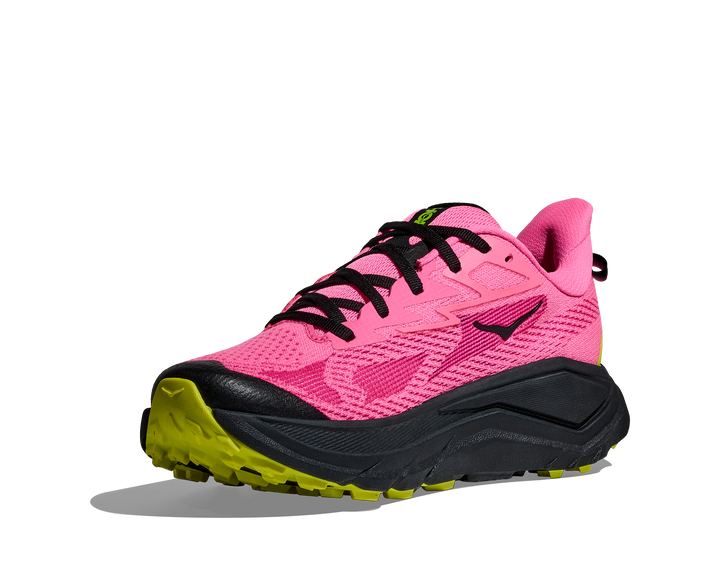 Hoka Womens Challenger 8 - Neon Rose/Black - Trail - AW25