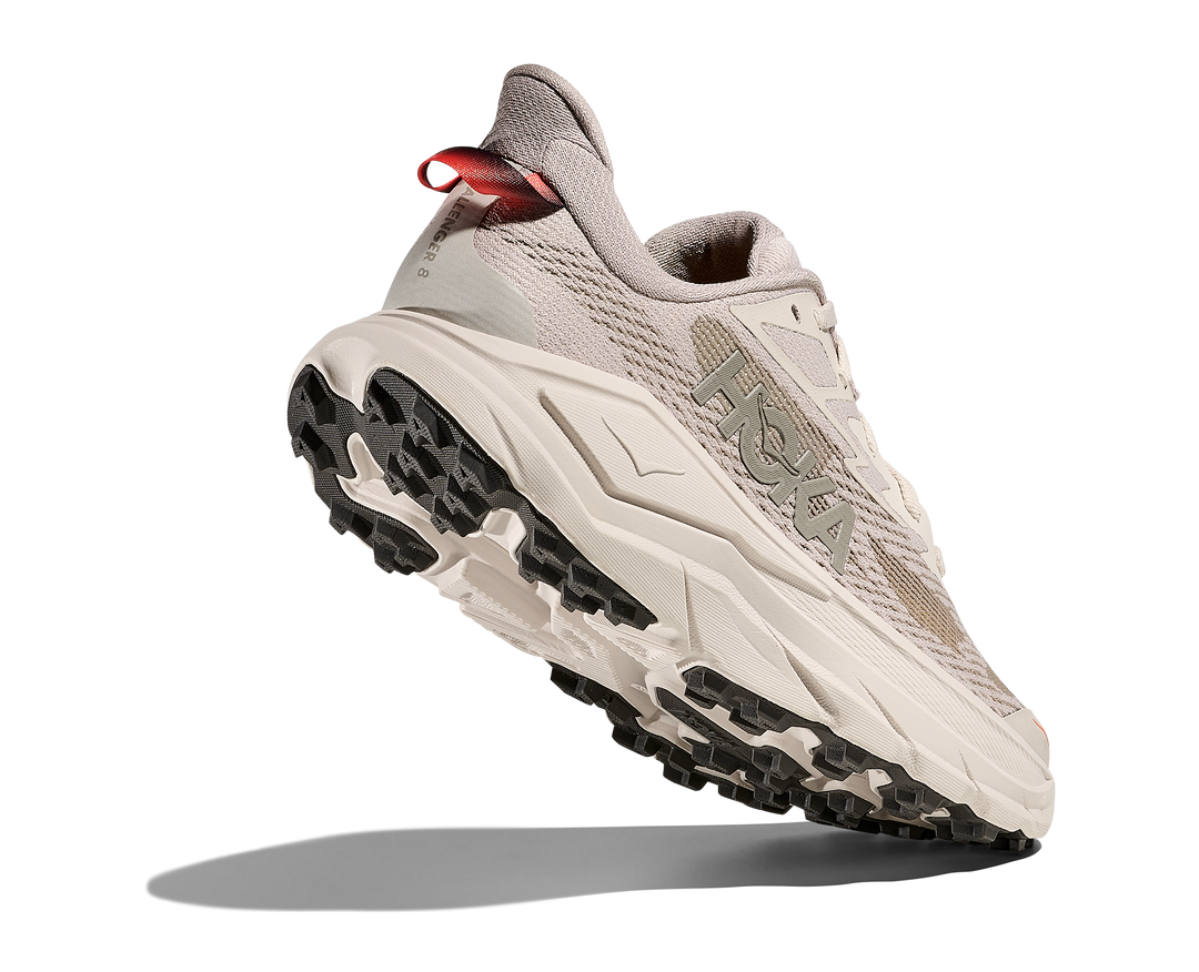 Hoka Womens Challenger 8 - Stucco/Asphalt Grey - Trail - SS26