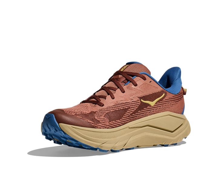 Hoka Mens Challenger 8 Wide - 2E Width - Maple/Cardamom - Trail - AW25