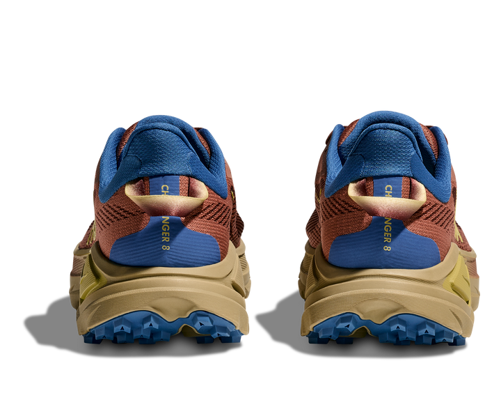 Hoka Mens Challenger 8 Wide - 2E Width - Maple/Cardamom - Trail - AW25